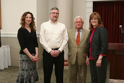 Amy Foley, Mayor Randy Riddle, Dr. Richard Jewell and Kathy DiStasi