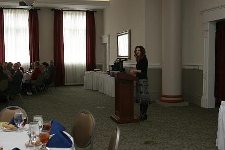 Amy Foley, Executive Director during the Annual Meeting